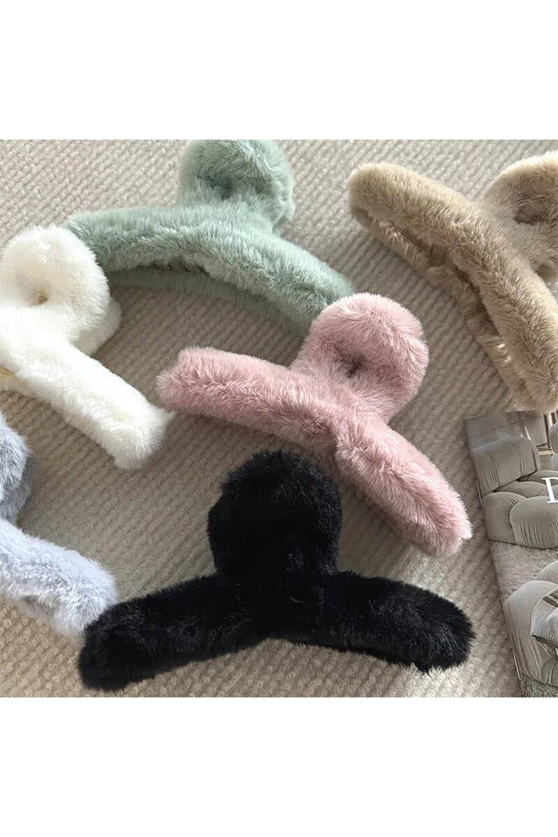 Plush Claw Clip